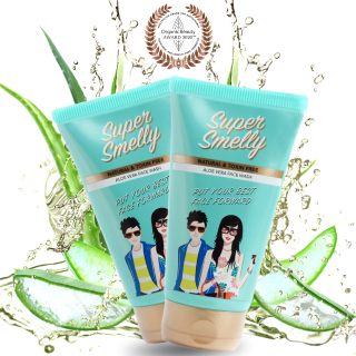Loot Offer: SuperSmelly AloeVera Pack of 2 Face Wash @ Rs.46 (After GP Cashback)